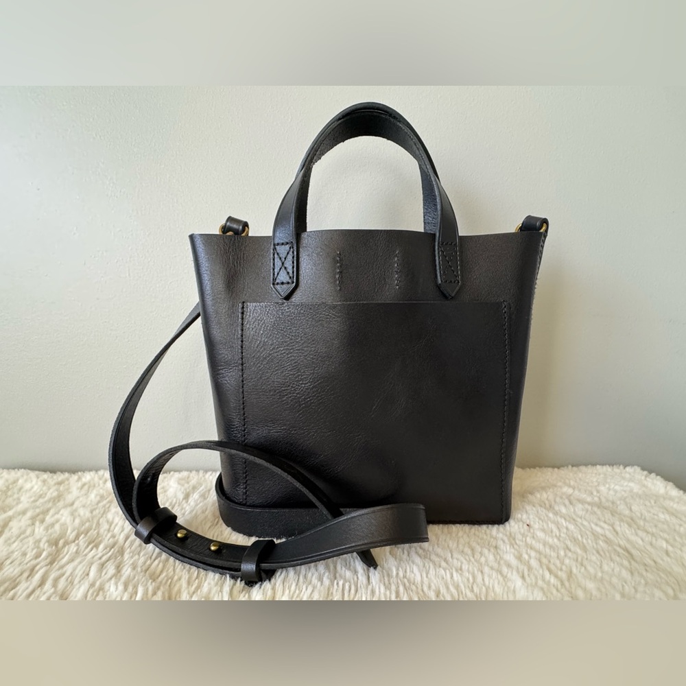 Madewell Transportation Leather Tote Bag (Small)